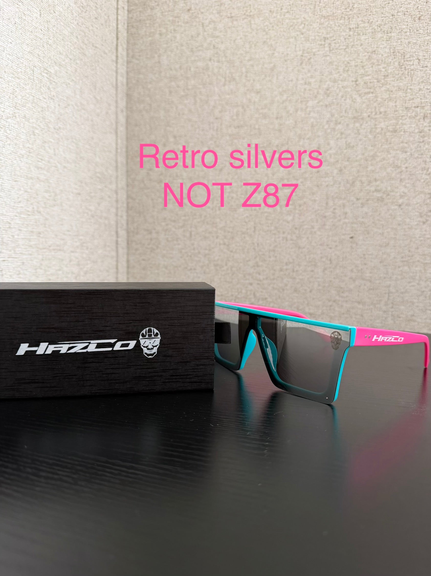 Retro Pink Silver Sleeks NOT Z87 Rated